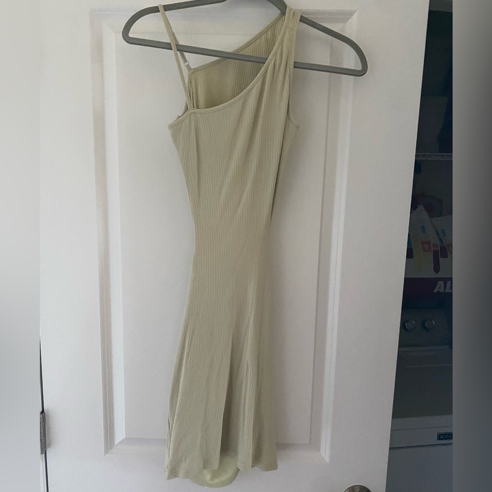 Sage green bodycon dress